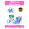 Profesyonel Tüm Kalemlerle Uyumlu Şeker Parmak Delme Hacamat 200 Adet Kalem İğnesi - 4 Kutu