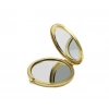 #CepAynası Promosyon Çelik Metal Hediyelik 7x7cm Sticker Uyumlu Kına Düğün Nikah Hediyesi Gold Cep Aynası