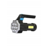 #ElFeneri ABS 5 Mod USB Şarj Göstergeli Şarj Edilebilir 7XPE +COB Led El Feneri