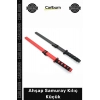 #Samuray Kaliteli Gürgen El İşçiliği Katana Bokken Dekoratif Hediyelik Ahşap Samuray Kılıç Küçük