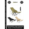 #Sandalye Konforlu Ergonomik Katlanabilir Ayak Uzanmalı Kamp Plaj Sandalyesi Taşıma Çantalı