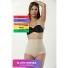 Premium Kaymaz Kadın Toparlayıcı Vücut Şekillendirici Kaymayan Lazer Kesim Slip Korse