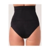 #SlipKorse Polyamid Kumaş Vücut Şekillendiren Toparlayıcı Form Siyah Kadın Dikişsiz Slip Korse