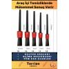 Smart Seri Özel Üretim Araba Temizlik Detay Fırçası 5+1 Set Uzun Kıllı Farklı Alanlarda Kullanım