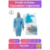 Smart Seri Pratik Tek Kullanımlık Unisex 1 Adet Su Geçirmez Kapüşonlu Çıtçıtlı Standart Yağmurluk