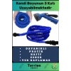 Smart Seri Son Teknoloji Tabancalı Yer Kaplamayan 3 Kat Uzayan Esnek Sağlam Hafif Hortum 30 Metre