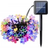 #SOLAR Bahçe Dekoratif Aydınlatma Dış Mekan Güneş Solar 5m 50 Led Papatya RGB 8 Fonksiyonlu