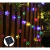 #SOLAR Bahçe Dekoratif Aydınlatma Dış Mekan Güneş Solar 5m 50 Led Papatya RGB 8 Fonksiyonlu