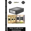 #Solar Dış Mekan Bahçe Su Geçirmez IP65 Gün Işığı Dekoratif Solar 4 Ledli Duvar Aydınlatması