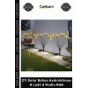 #Solar Dış Mekan Dekoratif Peyzaj Su Geçirmez 2li Solar Bahçe Aydınlatması 8 Ledli 2 Modlu RGB