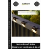 #Solar Güneş Enerjili Bahçe Aydınlatma Dış Mekan Lamba WaterProof Solar Merdiven Lambası 4 Adet