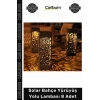 #Solar Güneş Enerjili Otomatik Sensörlü Dekoratif Bahçe Solar Bahçe Yürüyüş Yolu Lambası 8 Adet