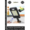#Solar Güneş Enerjili Su Geçirmez Sensörlü Bahçe Uzaktan Kumandalı 160 Led Solar Bahçe Lambası