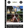 #Solar Güneş Enerjili Su Geçirmez Sensörlü Bahçe Uzaktan Kumandalı 160 Led Solar Bahçe Lambası