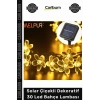 #Solar Günışığı Dış Mekan Peyzaj Aydınlatma Panel Solar Çiçekli Dekoratif 30 Led Bahçe Lambası