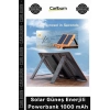 #Solar Kamp Karavan Taşınabilir Şarj Cihazı Hızlı TypeC USB Solar Güneş Enerjili Powerbank 1000mAh