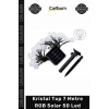 #Solar Kristal Top Bahçe Dekoratif Aydınlatma 8 Fonksiyon Güneş Paneli 7m 50 Led RGB Solar