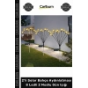 #Solar Su Geçirmez Dekoratif Peyzaj Lambası 2li Solar Bahçe Aydınlatması 8 Ledli 2 Modlu Gün Işığı