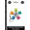 #Switch Hediye Clicky Şeffaf Mekanik Switch Klavye Stres Çarkı Renkli Tuşlu Fidget Oyuncak