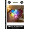 #Switch Hediye Clicky Şeffaf Mekanik Switch Klavye Stres Çarkı Renkli Tuşlu Fidget Oyuncak