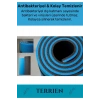 Taşıma Askılı Konfor Modeli Çift Taraflı Kaymaz Yoga Meditasyon Minderi Mavi Siyah Mat