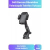 Teleskopik Telefon Tutucu Premium Dayanıklı Vantuzlu Sağlam Çok Fonksiyonlu 360 Derece Dönebilen