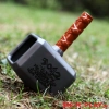 #ThorKupa Yüksek Kalite Mjolnir Çekiç Tasarım Kabartmalı Marvel Koleksiyon Figür Temalı Thor Kupa