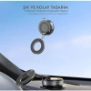 Özel Üretim Magsafe Uyumlu Katlanabilir Güçlü Torpido Cam Vakumlu Manyetik Araç İçi Telefon Tutucu