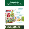 Yabancı Dil Eğitici Zeka Geliştirici Çocuk İlk 50 Sözcük İngilizce Türkçe Kartlar Yabancı Dil