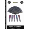#Yelpaze Kaliteli Dayanıklı Estetik Renkli Dekoratif Hediyelik Promosyon Plastik Pullu Yelpaze