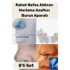 Yeni Seri Rahatlatıcı Uyku Önleyici Horlama Azaltıcı Nefes Alıp Verme Burun Delik Aparatı 8li Set