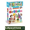 Zeka Geliştirici Dil Eğitici Kişisel Gelişim Çocuk Bir Günüm Eylem Resimli Aktivite Kartları