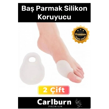 Özel Üretim Yıkanabilir Halluks Valgus Bunyon Kemik Ayak Baş Parmak Silikon Koruyucu 2 Çift