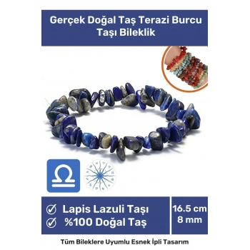 Premium Terazi Burcu Enerjisini Yükselten Doğal Taş Bileklik Terazi Burçları Burç Unisex Bileklik