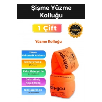 Özel Üretim Pvc Malzeme Kolu Saran Hava Yastıklı Her Yaşa Uygun Şişme Yüzme Kolluğu