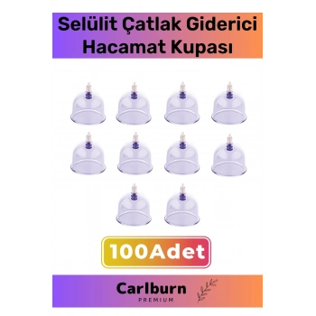 Premium Series Çatlak Vakumlu 5 Numara Hacamat Kupası 100 Adet