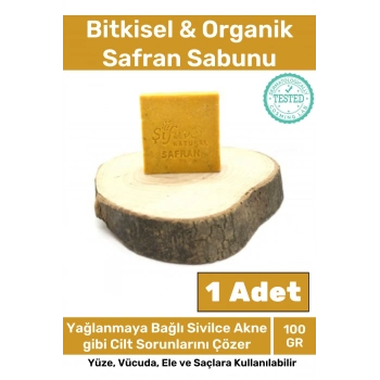 Özel Üretim %100 Doğal Koku Yüz Cilt Beyazlatıcı Organik Nemlendirici Safran Sabunu 1 Adet