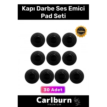 Özel Üretim Yüksek Kaliteli Tutkal Araba Araç Bagaj Kapısı Darbe Ses Emici Pad Seti 30 Adet