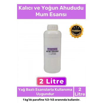 Özel Üretim Kalıcı Yoğun Kaliteli Yağ Bazlı Tüm Ürünlerle Kullanıma Uygun Ahududu Mum Esansı 2 LT