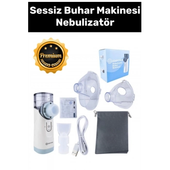Premium Seri Taşınabilir Tıbbi Atomizer Nebulizatör Inhalatör Sessiz Inhaler Nemlendirme Makinesi