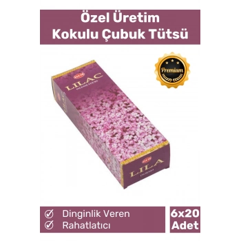 Özel Üretim Dinginlik Veren Meditasyon Çakra Enerji Rahatlatıcı Kokulu Çubuk Tütsü 6 x 20 Adet
