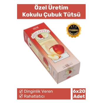 Özel Üretim Dinginlik Veren Meditasyon Çakra Enerji Rahatlatıcı Kokulu Çubuk Tütsü 6 x 20 Adet