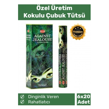 Özel Üretim Dinginlik Veren Meditasyon Çakra Enerji Rahatlatıcı Kokulu Çubuk Tütsü 6 x 20 Adet