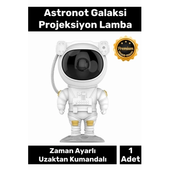 Özel Üretim Zamanlayıcı Uzaktan Kumandalı Pilli Yıldız Samanyolu Astronot Galaksi Projeksiyon Lamba