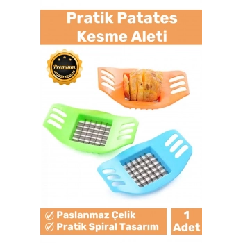 Premium Seri Dayanıklı Kolay Temizlenir Uzun Ömürlü Pratik Patates Soğan Doğrama Düzenli Kesme Aleti