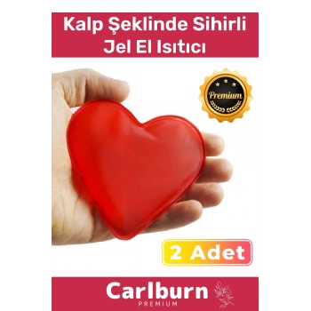 Premium Özel Üretim Kalp Şeklinde El Isıtıcısı Sihirli Jel Isıtıcı Torba Kalpli Cep Sobası 2li Set