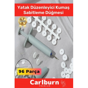 Özel Üretim Yorgan Kılıfı Çarşaf Tutucu Sabitleyici Yatak Düzenleyici Kumaş Sabitleme Düğme 96 Adet