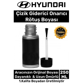 Özel Üretim Suya Dayanıklı Hyundai Marka Uyumlu Çizik Taş Izi Giderici Onarıcı 250ml Oto Rötuş Boya