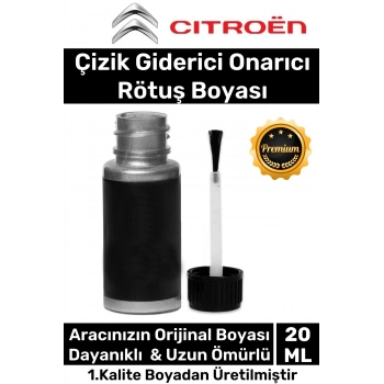 Özel Üretim Suya Dayanıklı Citroen Marka Uyumlu Çizik Taş Izi Giderici Onarıcı 20ml Oto Rötuş Boyası