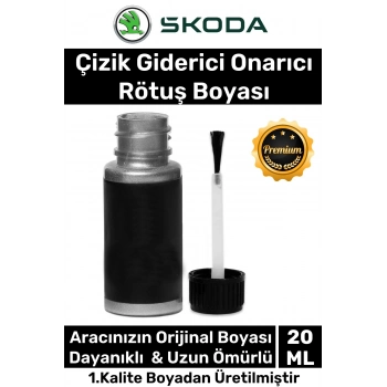Özel Üretim Suya Dayanıklı Skoda Marka Uyumlu Çizik Taş Izi Giderici Onarıcı 20ml Oto Rötuş Boyası